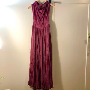 long purple FP dress